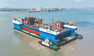 焦点平台：全球最大江海移动船坞完成出海运输任务
